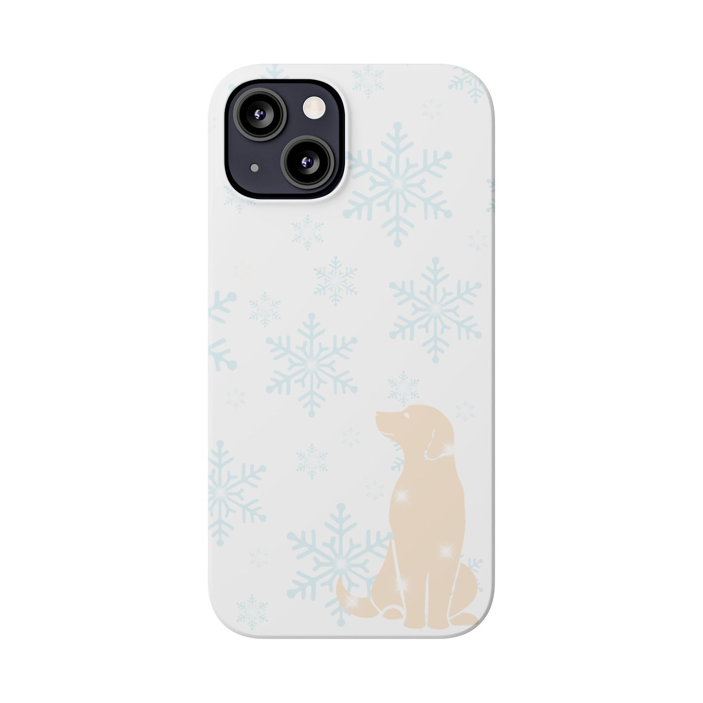 Limited Edition Winter Snow Puppy Slim Phone Case