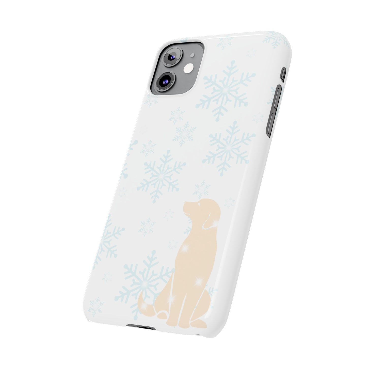 Limited Edition Winter Snow Puppy Slim Phone Case