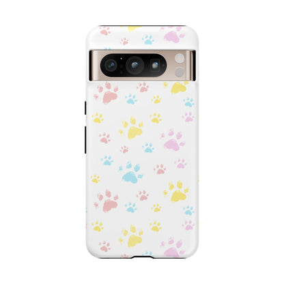 Colorful Paws Tough Phone Case