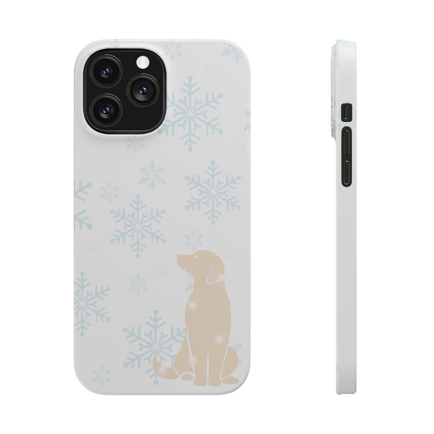 Limited Edition Winter Snow Puppy Slim Phone Case