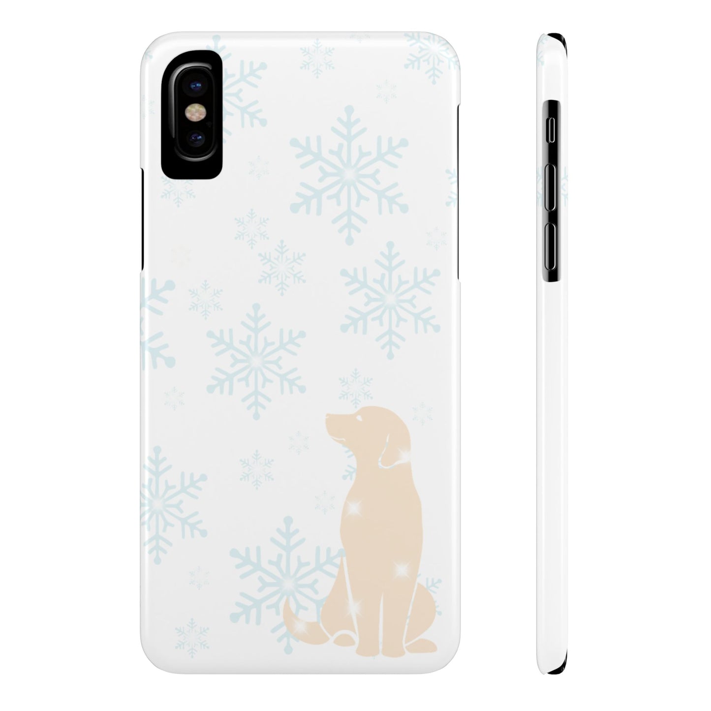 Limited Edition Winter Snow Puppy Slim Phone Case