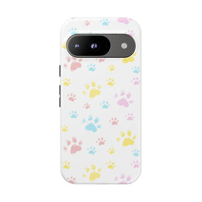 Colorful Paws Tough Phone Case