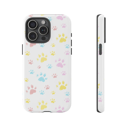 Colorful Paws Tough Phone Case