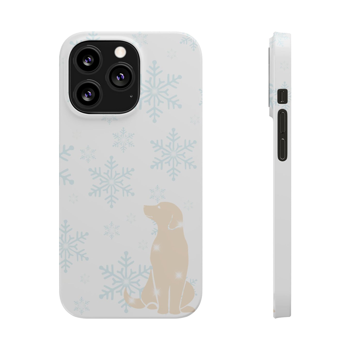 Limited Edition Winter Snow Puppy Slim Phone Case