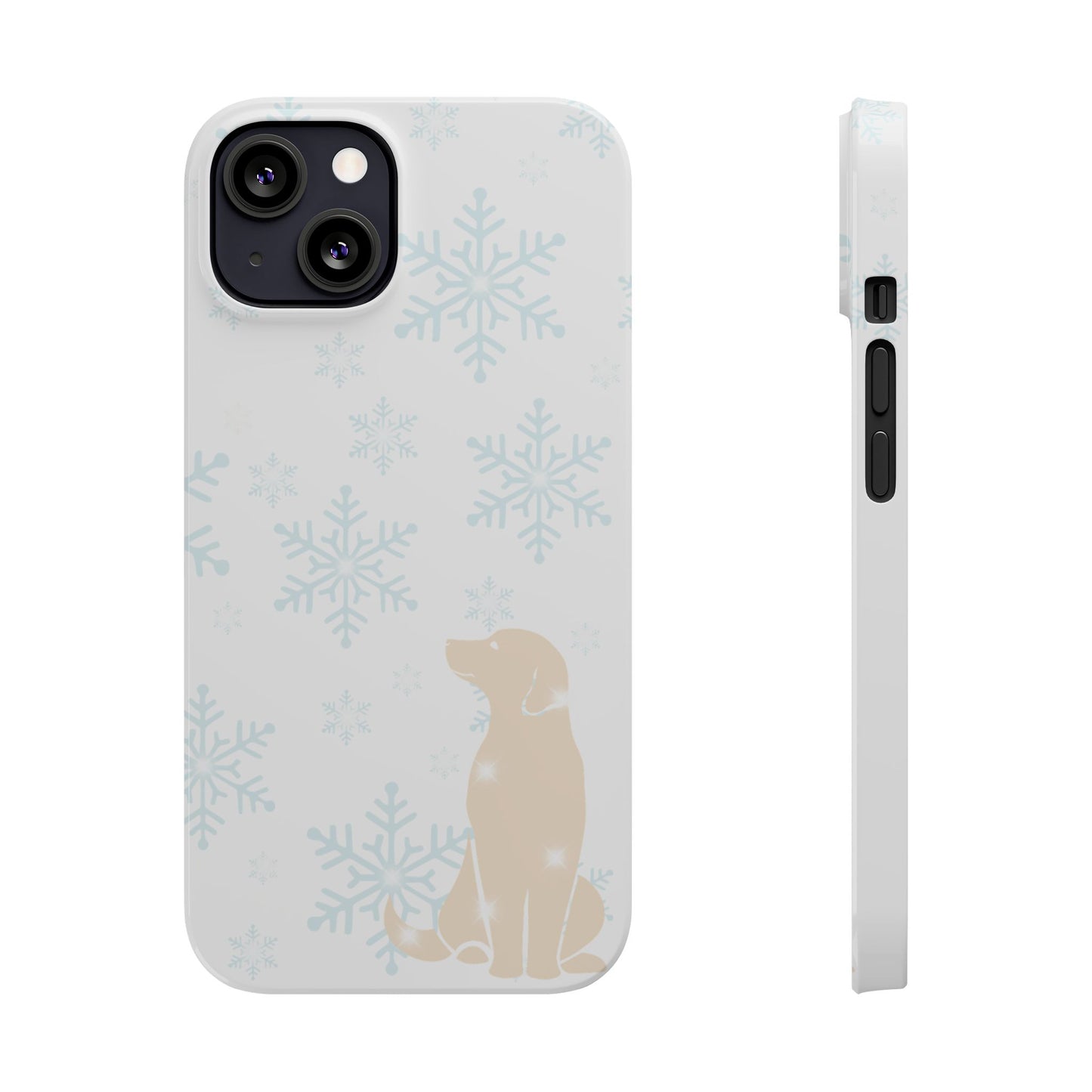 Limited Edition Winter Snow Puppy Slim Phone Case