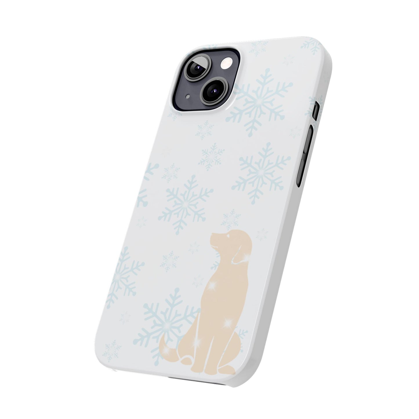 Limited Edition Winter Snow Puppy Slim Phone Case