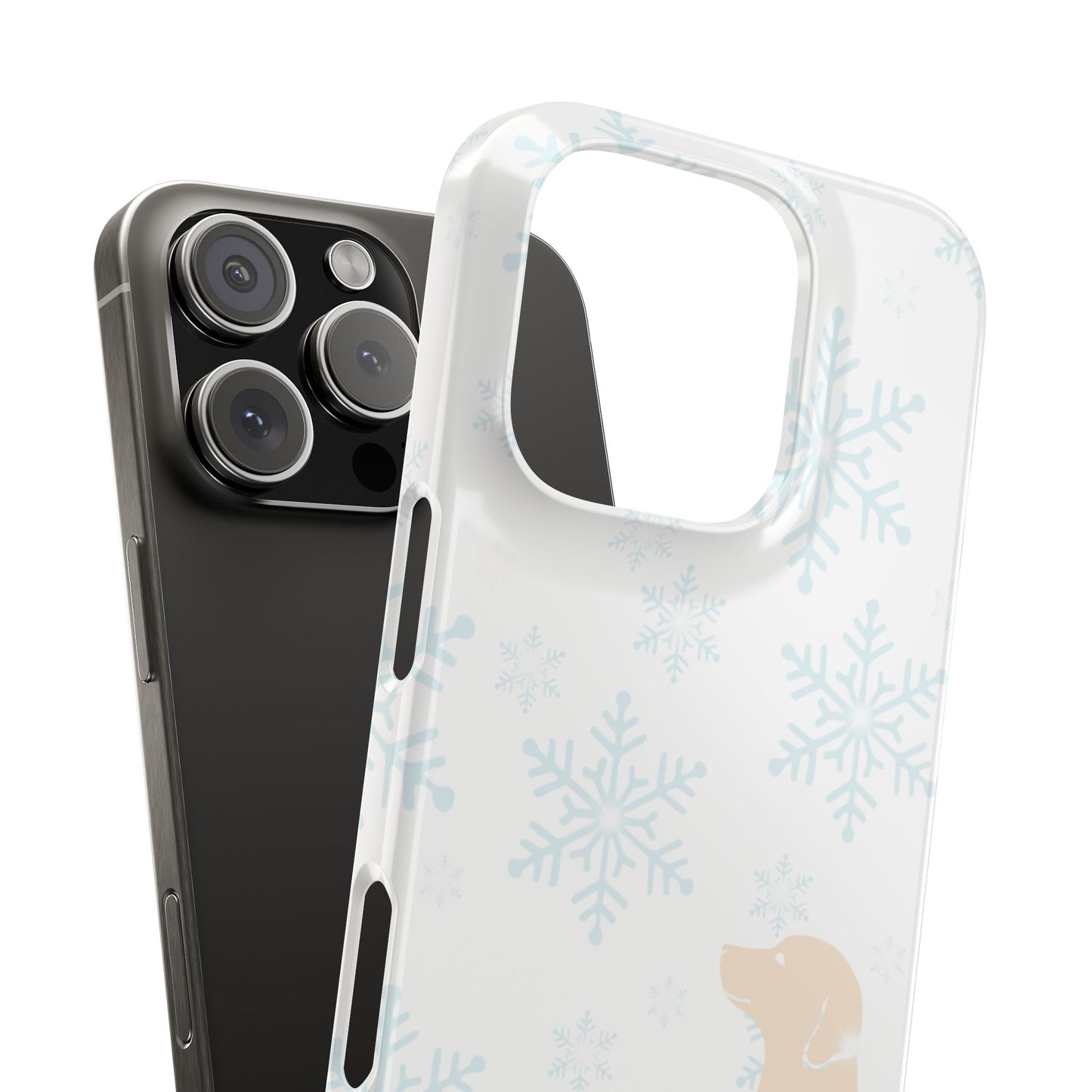 Limited Edition Winter Snow Puppy Slim Phone Case