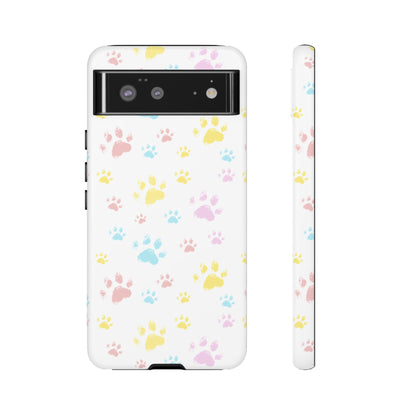 Colorful Paws Tough Phone Case