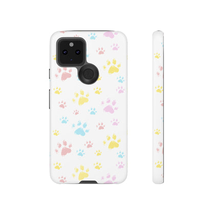 Colorful Paws Tough Phone Case