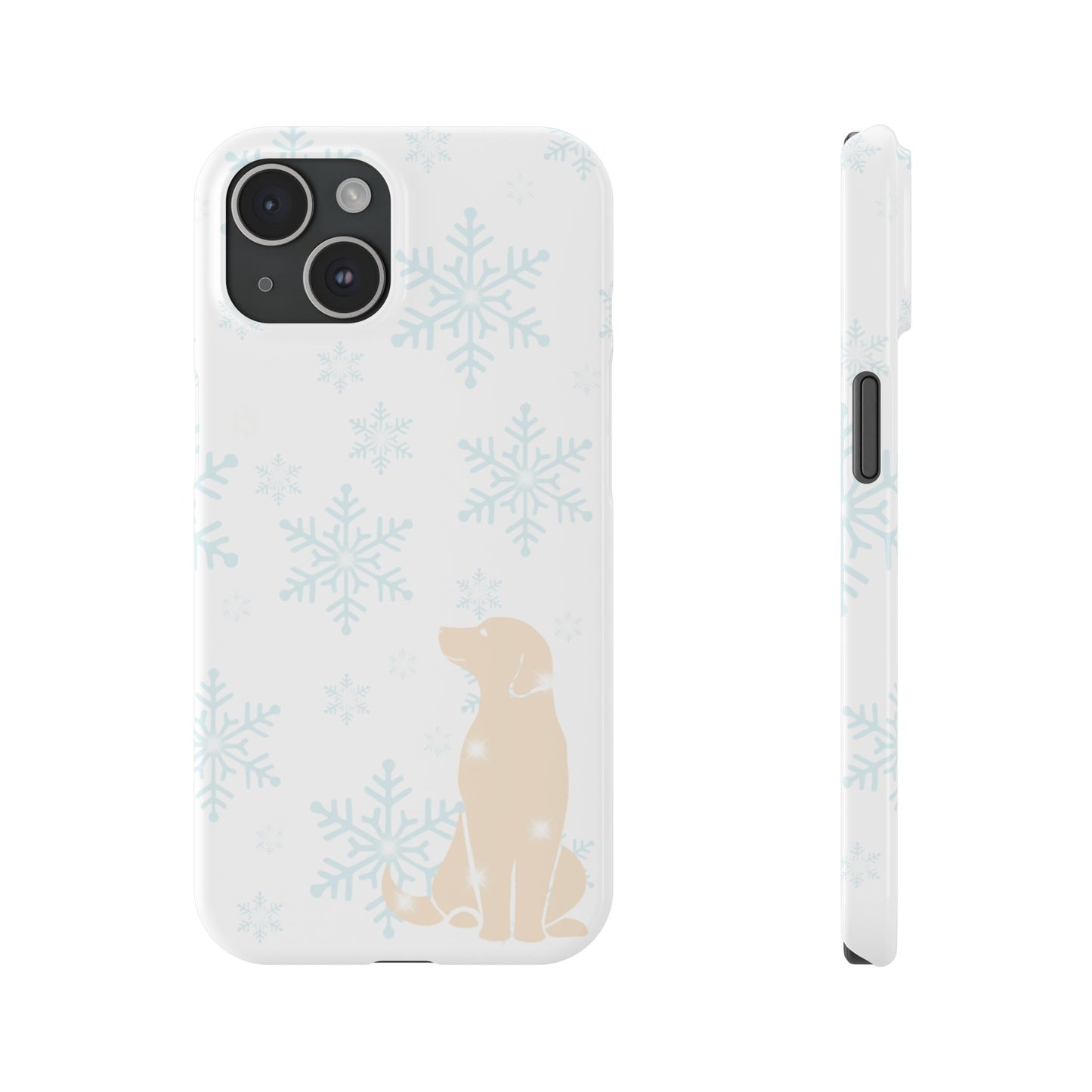 Limited Edition Winter Snow Puppy Slim Phone Case