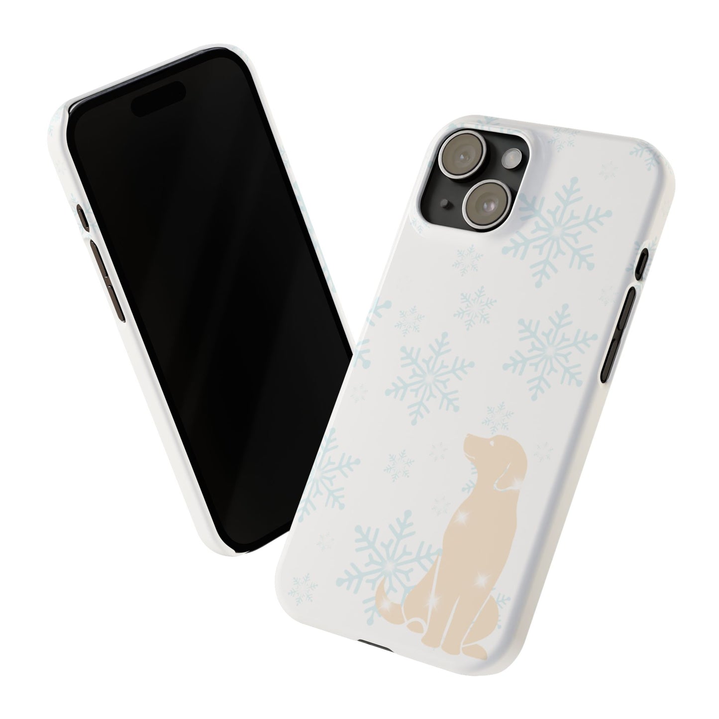 Limited Edition Winter Snow Puppy Slim Phone Case