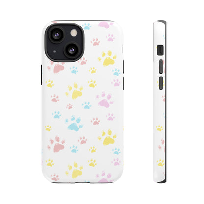 Colorful Paws Tough Phone Case