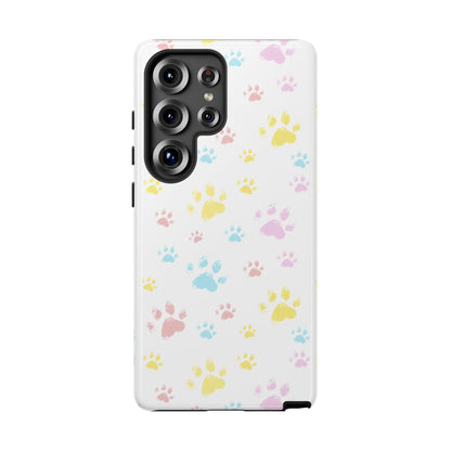 Colorful Paws Tough Phone Case