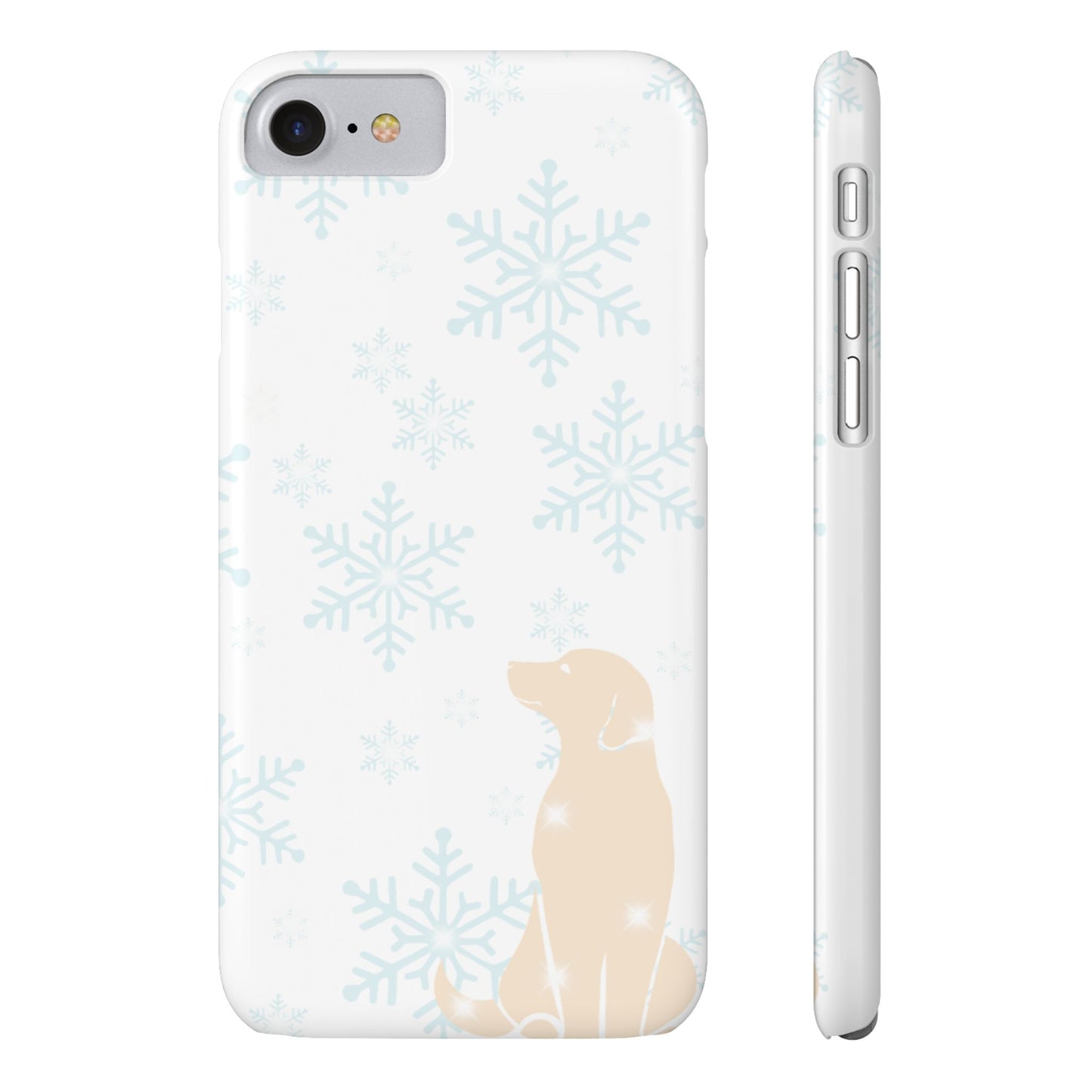 Limited Edition Winter Snow Puppy Slim Phone Case