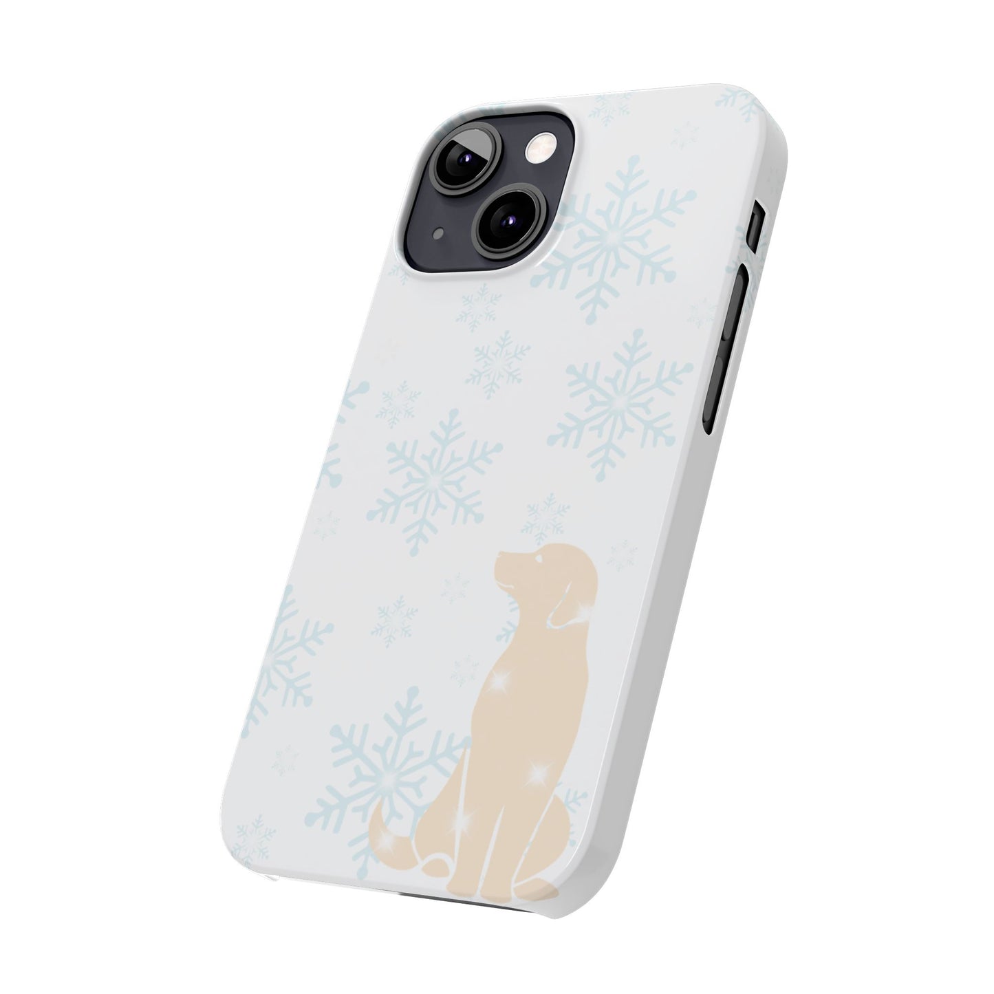 Limited Edition Winter Snow Puppy Slim Phone Case