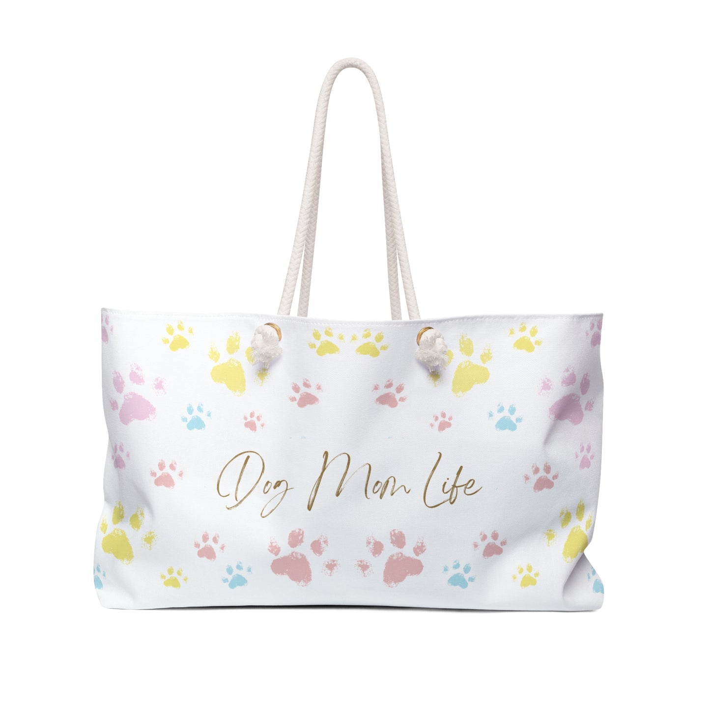 Dog Mom Life Beach Bag