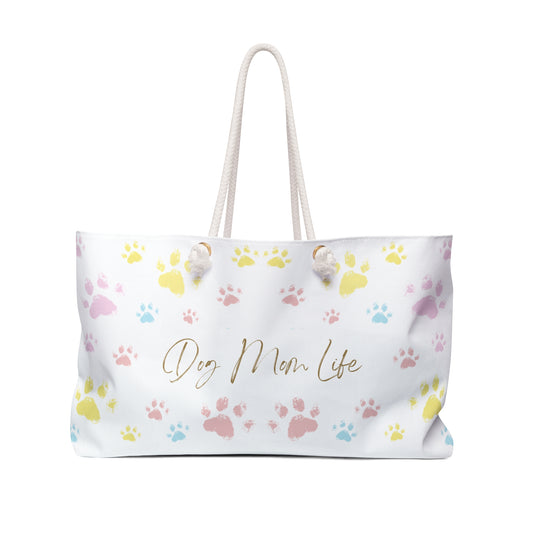 Dog Mom Life Beach Bag