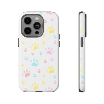 Colorful Paws Tough Phone Case