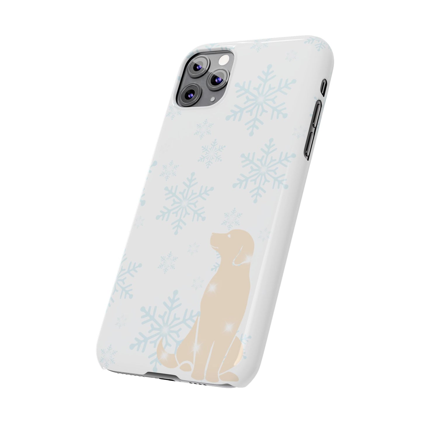 Limited Edition Winter Snow Puppy Slim Phone Case