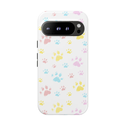 Colorful Paws Tough Phone Case