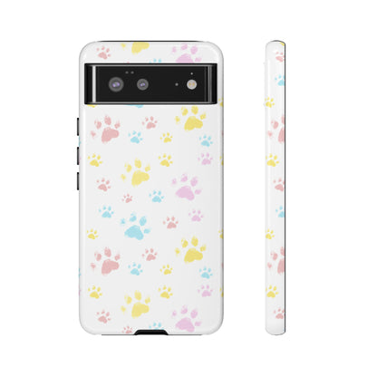 Colorful Paws Tough Phone Case