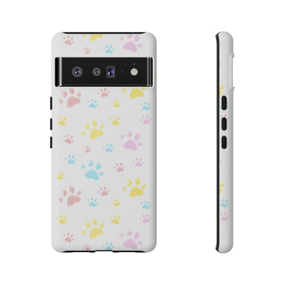 Colorful Paws Tough Phone Case