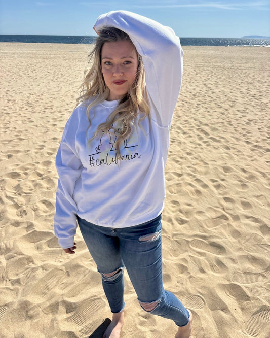 Moms California Pastel Dog Cat Sweatshirt