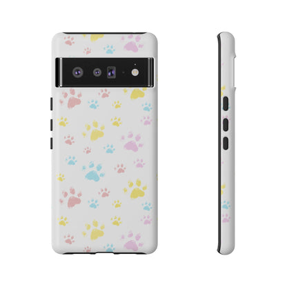 Colorful Paws Tough Phone Case