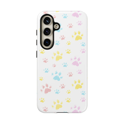 Colorful Paws Tough Phone Case