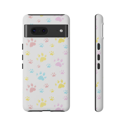 Colorful Paws Tough Phone Case