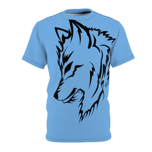 Dreams Blue Wolf Unisex Cut & Sew Tee