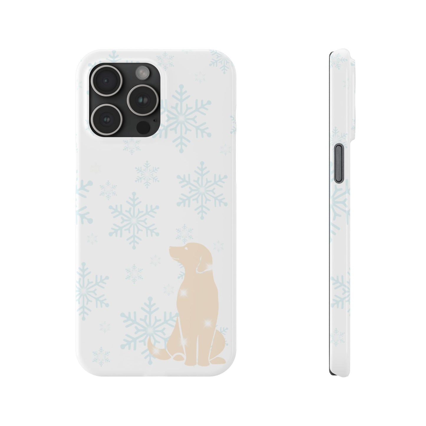 Limited Edition Winter Snow Puppy Slim Phone Case