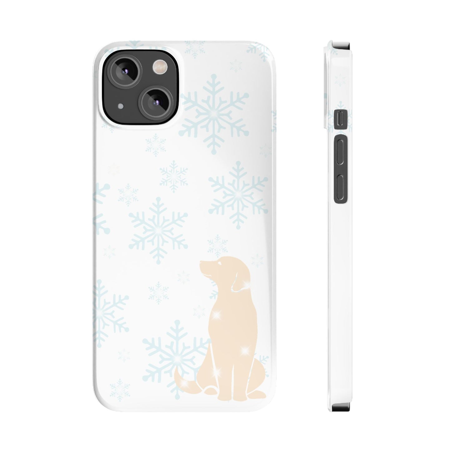 Limited Edition Winter Snow Puppy Slim Phone Case