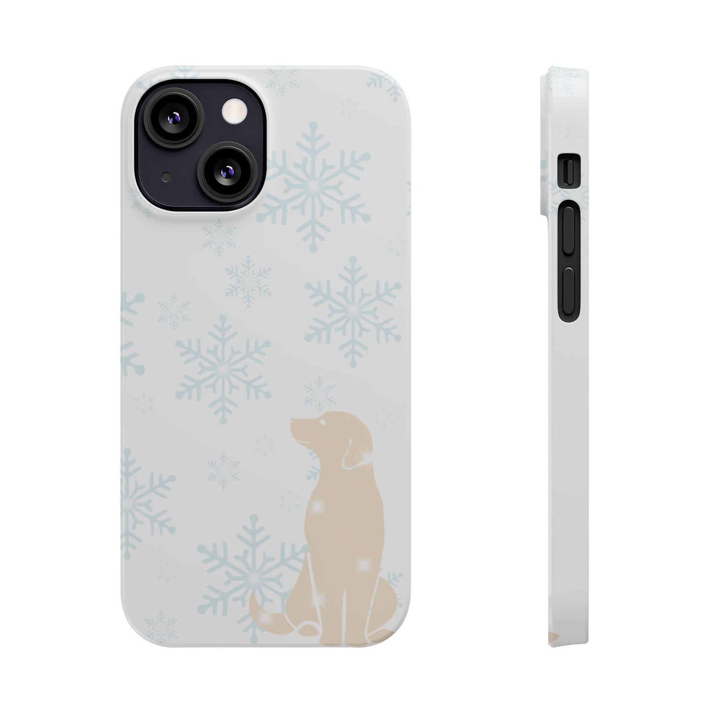 Limited Edition Winter Snow Puppy Slim Phone Case