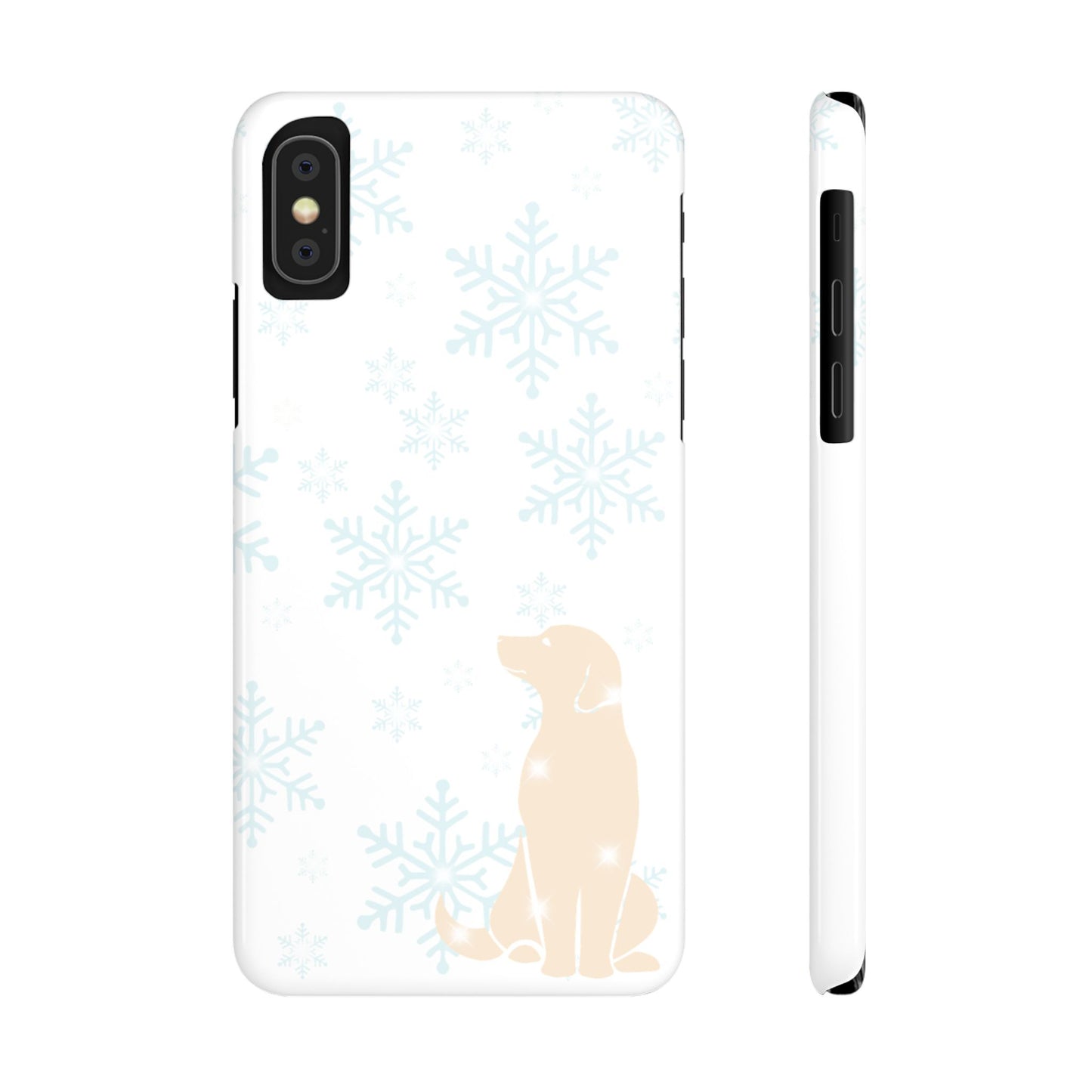 Limited Edition Winter Snow Puppy Slim Phone Case