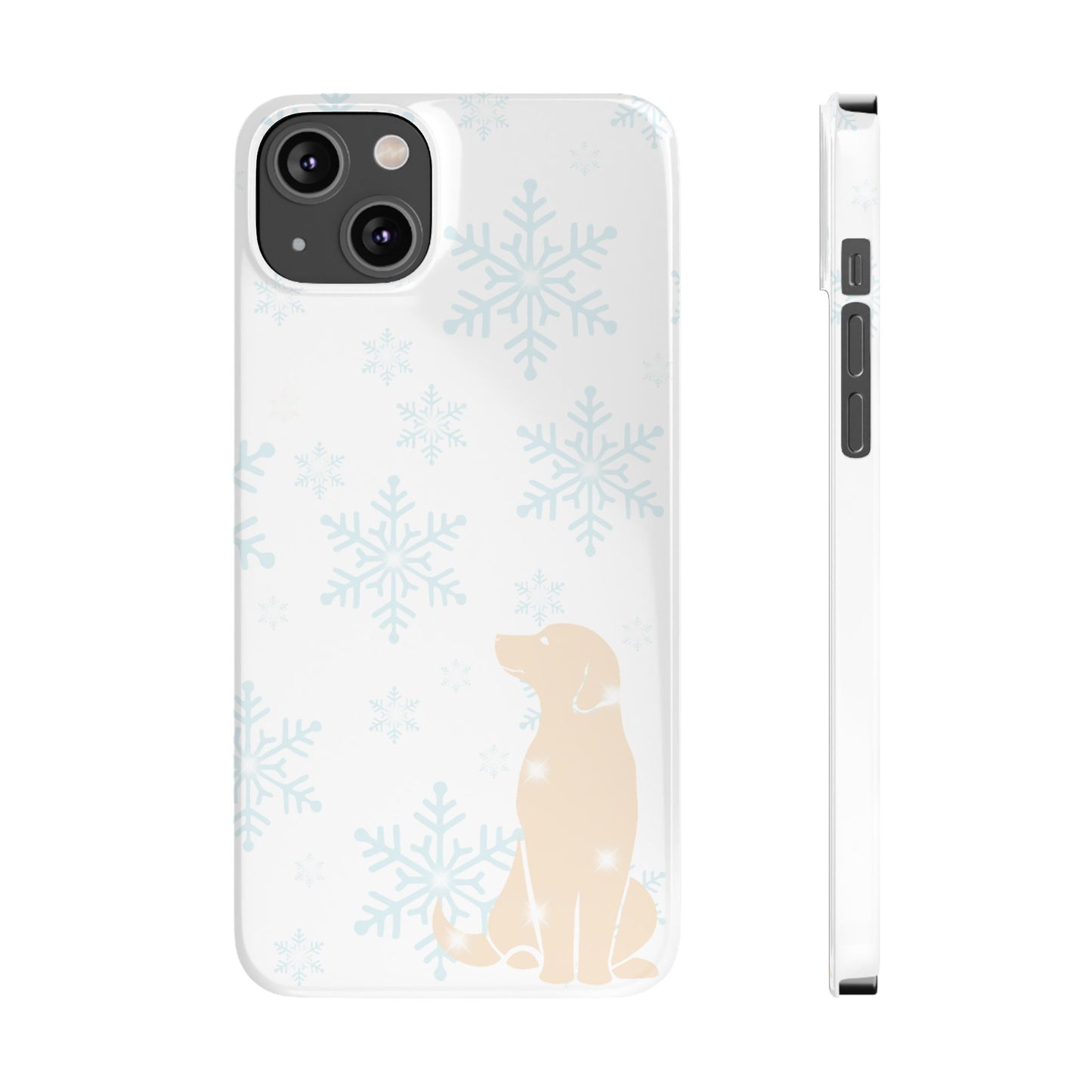 Limited Edition Winter Snow Puppy Slim Phone Case