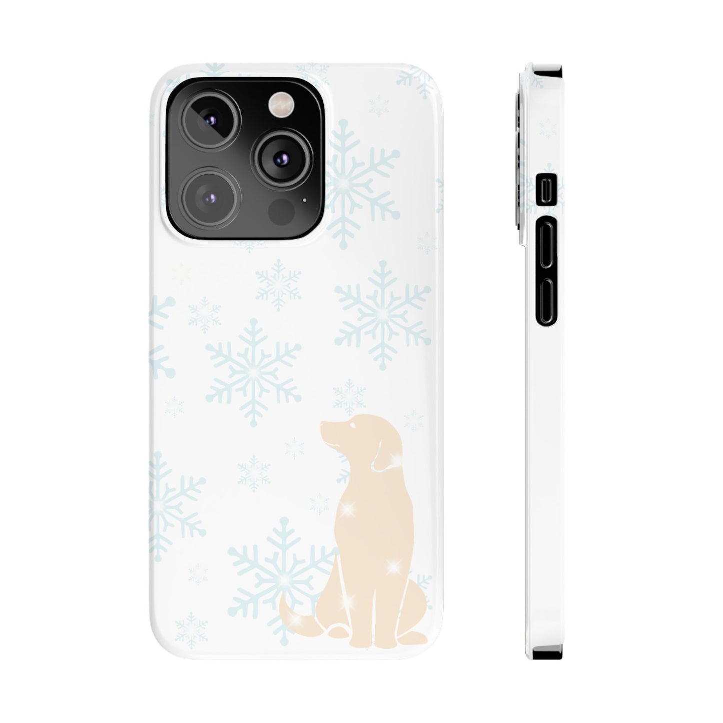 Limited Edition Winter Snow Puppy Slim Phone Case