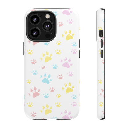 Colorful Paws Tough Phone Case