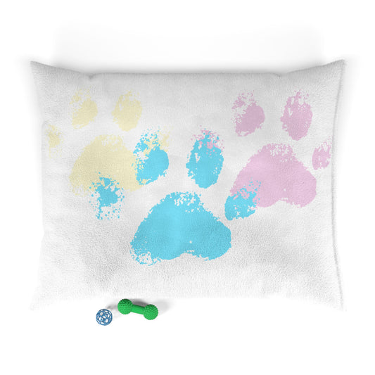 Colorful Paw Pet Bed