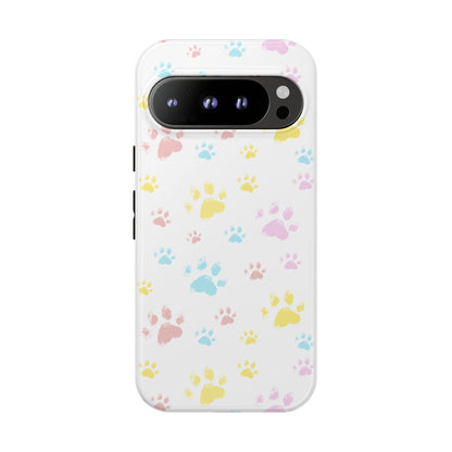 Colorful Paws Tough Phone Case