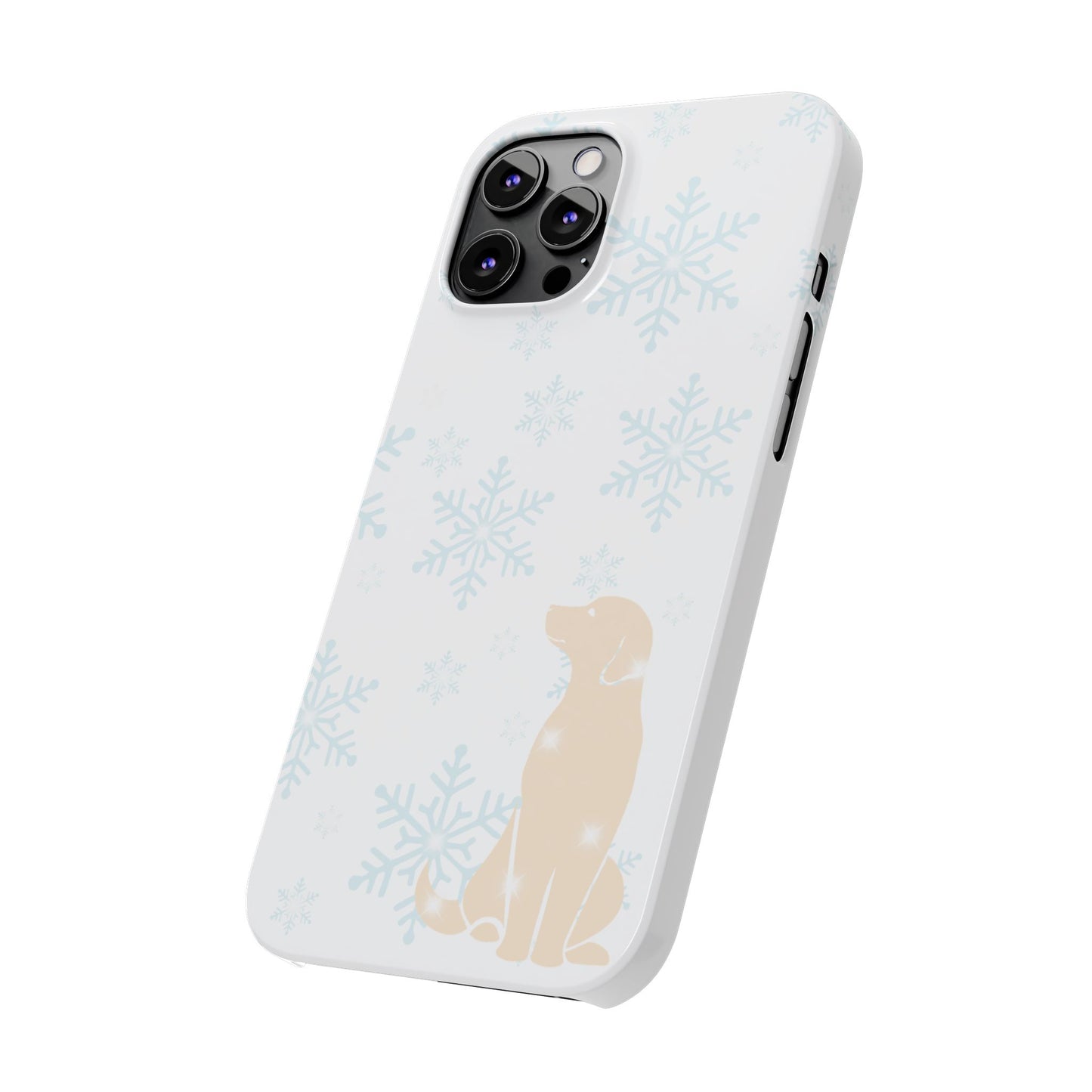 Limited Edition Winter Snow Puppy Slim Phone Case