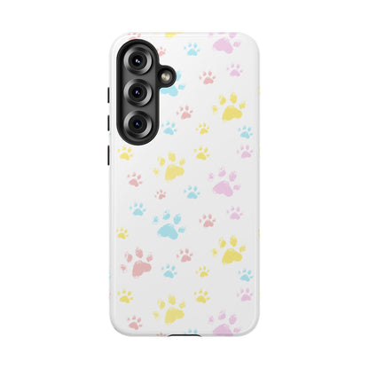 Colorful Paws Tough Phone Case