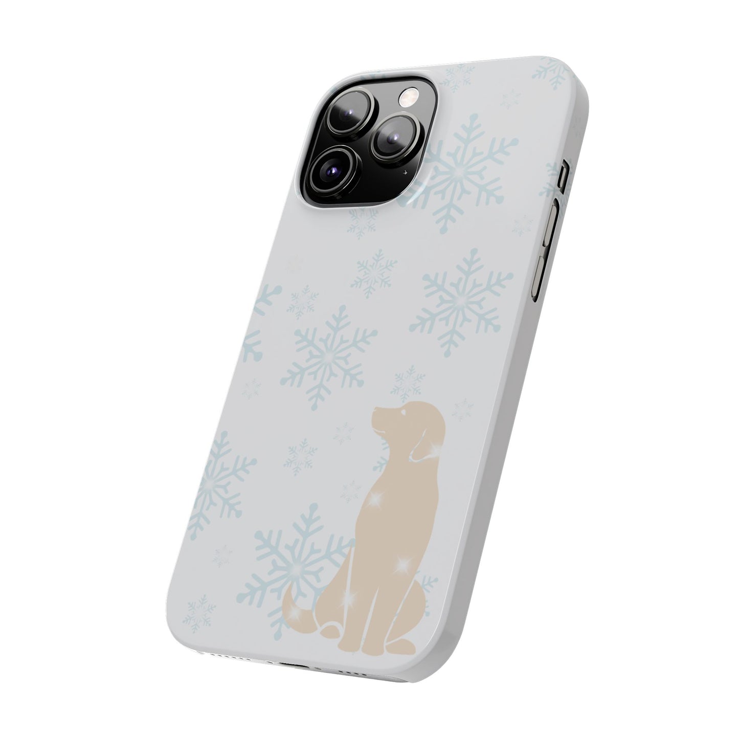 Limited Edition Winter Snow Puppy Slim Phone Case