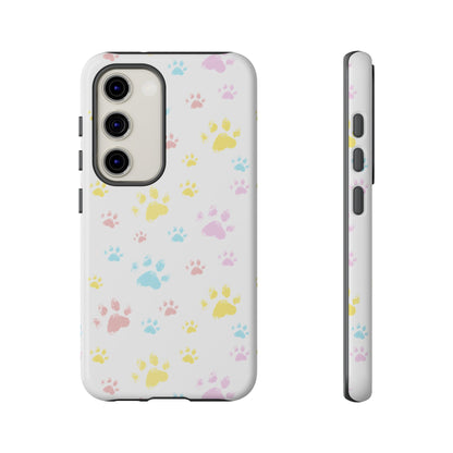 Colorful Paws Tough Phone Case