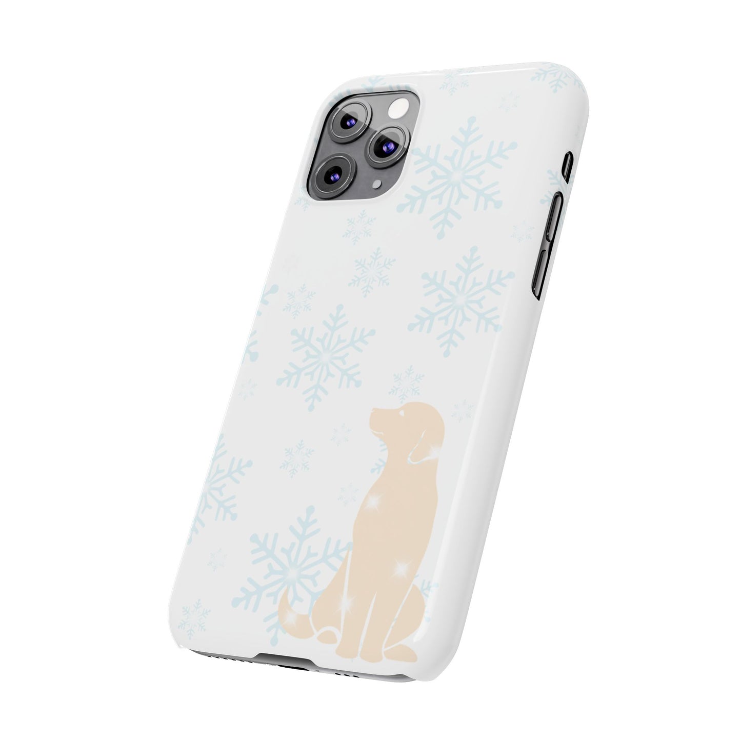 Limited Edition Winter Snow Puppy Slim Phone Case