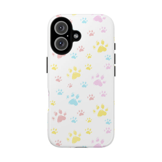 Colorful Paws Tough Phone Case