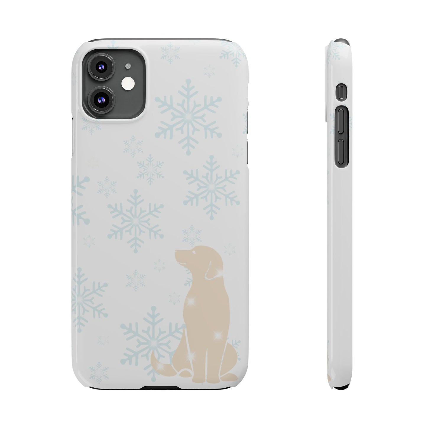 Limited Edition Winter Snow Puppy Slim Phone Case