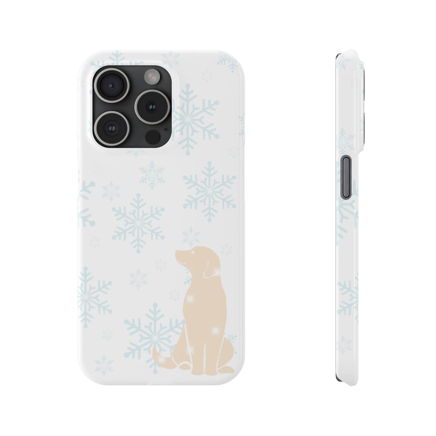 Limited Edition Winter Snow Puppy Slim Phone Case