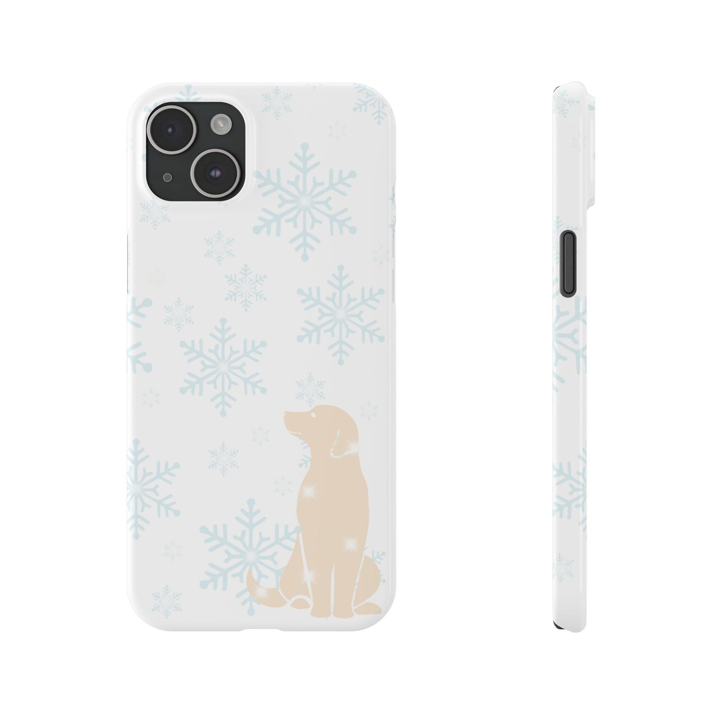 Limited Edition Winter Snow Puppy Slim Phone Case