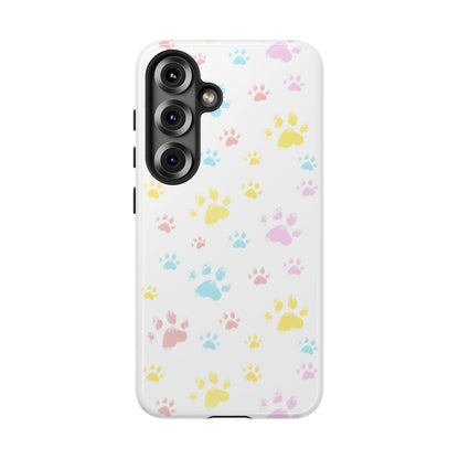 Colorful Paws Tough Phone Case